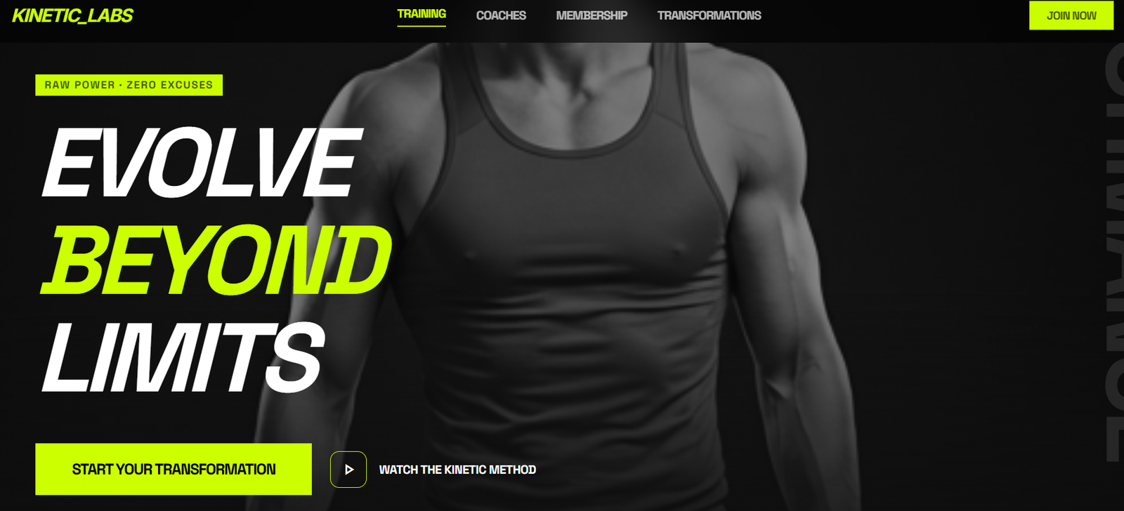 Gym Website preview